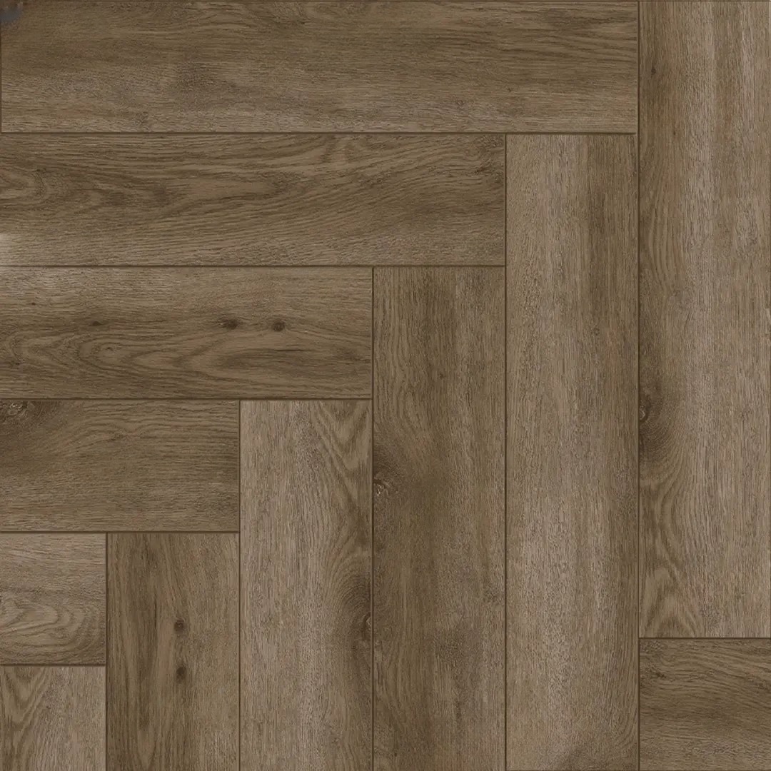 Ламинат Alpine Floor Herringbone 12 PRO New Дуб Пикардия LF106-14 венгерская елка 606×101×12